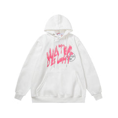 Off White hoodie Graffiti Alphabet Arrow Pattern Fleece Hood