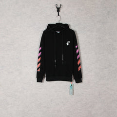 Off White hoodie gradual change arrow pattern hooded sweater men and women the same piece wholesale