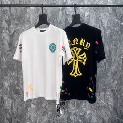 CHH  Heart T Shirts Summer Short Sleeve Street Half Sleeve T-Shirt