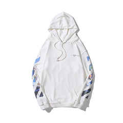 Off White hoodie Monet Oil Painting Series Crew Neck Pullover Hood