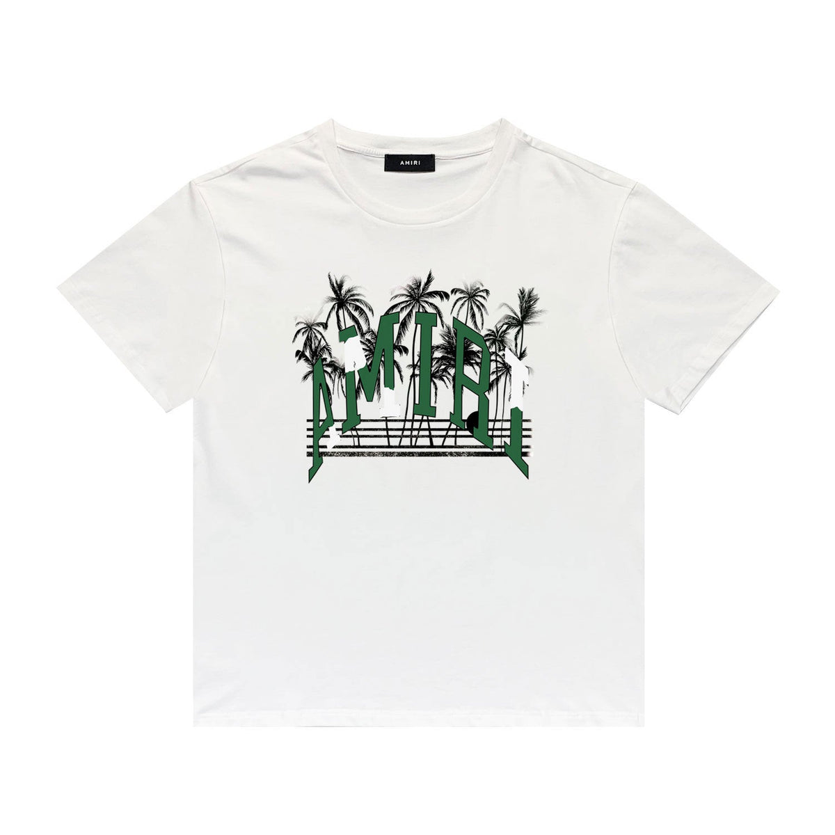 Amiri T Shirt Casual Hip Hop High Street round Neck Short Sleeve T-shirt