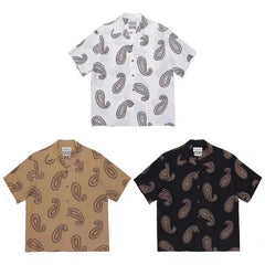 GUILTYPARTIES TIGER Shirts/Cashew flower, heaven Beijing rap Hawaiian short-sleeved shirt