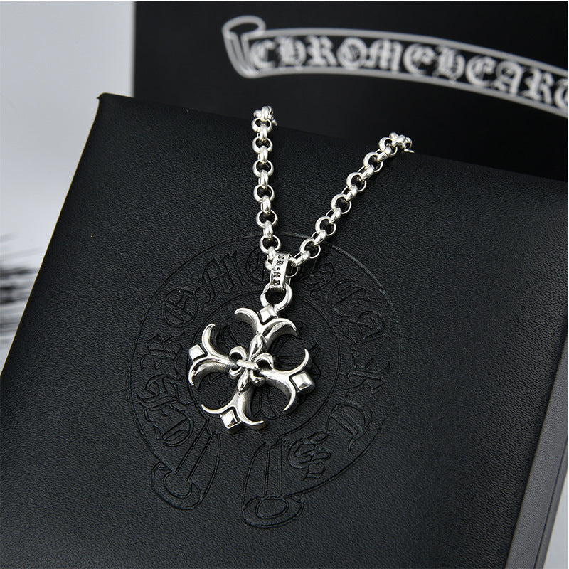 Chrome Hearts Necklace Cross Pendant for Men and Women