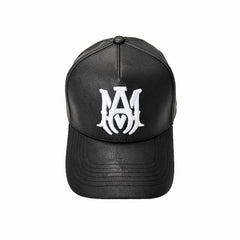 Amiri hat embroidery leather