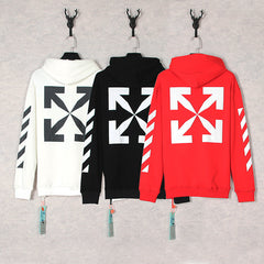 Off White hoodie Mona Lisa frame pattern hooded