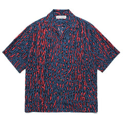 GUILTYPARTIES TIGER Shirts 24AW Leopard print, Hawaiian casual short-sleeved shirt men