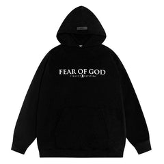Amiri Hoodie FOG American pattern hooded sweater for men and women