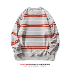 Men Pullover Hoodie Spring Letter Sweater Men's Loose All-Matching