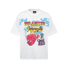 HS T-Shirt Print Men's and Women's Summer