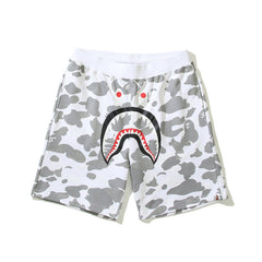 Bathing ape Bape Shorts camouflage luminous shark terry straight beach pants