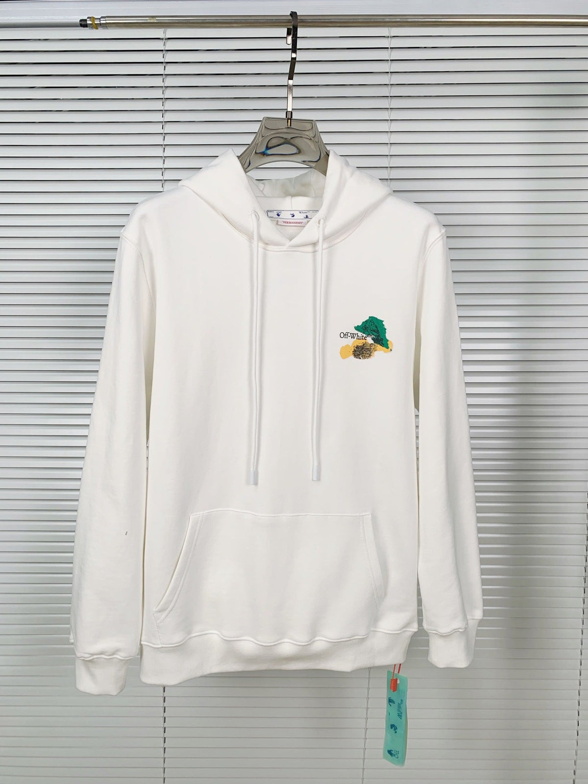Off White hoodie painted arrow pattern hooded