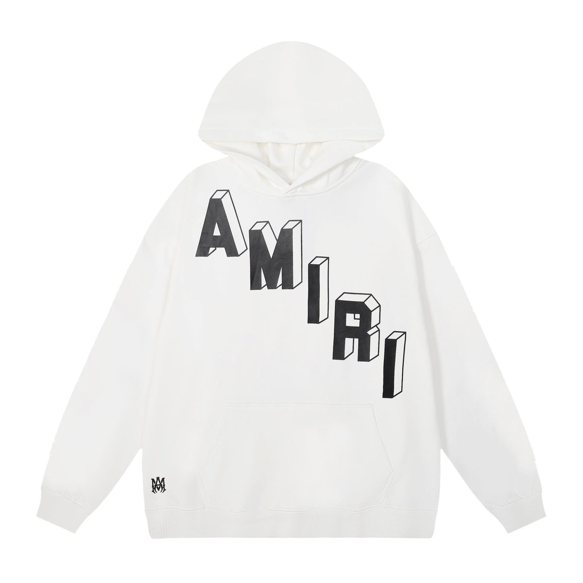 Amiri Hoodie Letter Print Hooded Sweater Loose