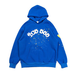Sp5der Hoodie Spider Web Pattern