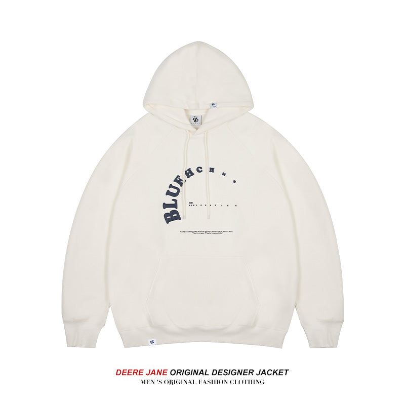 Men Pullover Hoodie Spring Sweater Men's Loose All-Match Casual