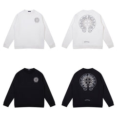 CHH  Heart Long Sleeve Shirt Unisex Fashion Loose Long Sleeve Shirt