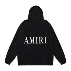 Amiri Hoodie Fall/Winter AMI HOODIE SWEATS hooded sweater for men and women