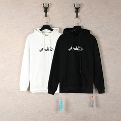 Off White hoodie Autumn/Winter print hoodie
