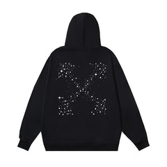 OW Star Snowflake Arrow Hooded Sweater
