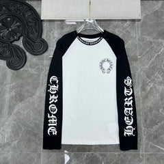 CHH  Heart Long Sleeve Shirt Unisex Fashion Loose Long Sleeve Shirt