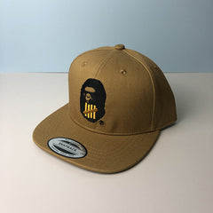 Bathing Ape Bape Hat Trendy brand ape head baseball cap Girls five bars flat edge hat Men's Japanese aape cap