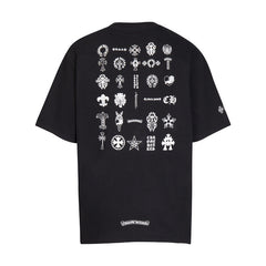 CHH Heart T Shirts T-shirt logo print cotton round neck short sleeve