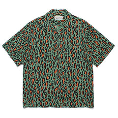 GUILTYPARTIES TIGER Shirts 23AW autumn and winter leopard print Hawaiian rayon short-sleeved shirt