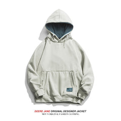 Men Pullover Hoodie Autumn Winter Sweater Men's Loose All-Match Couple Casual