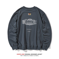 Men Pullover Hoodie Spring Sweater Men's Loose All-Match American Style Trend