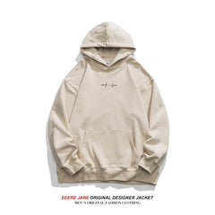 Men Pullover Hoodie Spring Sweater Men's Loose Casual Casual Student Coat