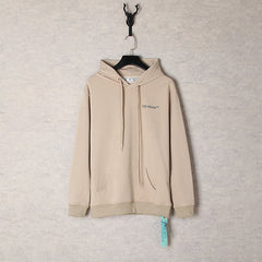 OW basic arrow pattern hooded sweater