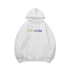 Off White hoodie space astronaut arrow fleece hooded