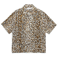 GUILTYPARTIES TIGER Shirts 24AW Leopard print, Hawaiian casual short-sleeved shirt men