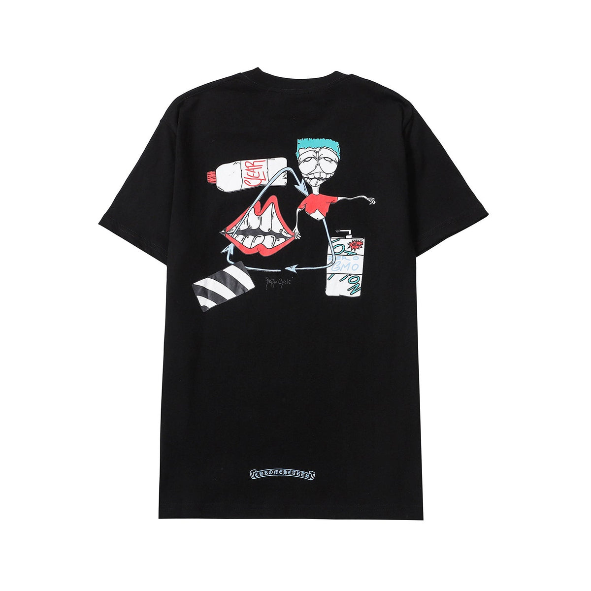 CHH  Heart T Shirts Crowe Summer Short Sleeve Hip Hop Men's and Women's T-Shirts