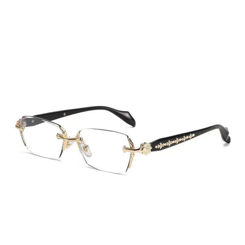 Chrome Hearts glasses rimless men and women