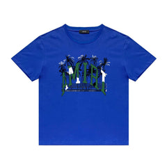 Amiri T Shirt Casual Hip Hop High Street round Neck Short Sleeve T-shirt