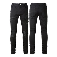 Amiri Jeans Hole & Patch Slim Stretch #8520