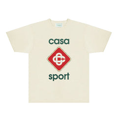 Casablanca T Shirts Street High-quality pure cotton