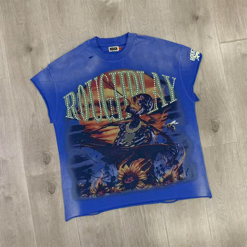 Rough Play T Shirts RoughPlay War Ready CutOff Sleeves Diamond