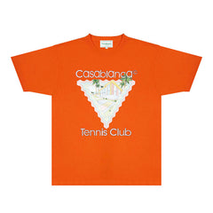 Casablanca T Shirts Street High-quality pure cotton
