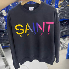 Saint Michael Printed Cotton Sweatshirt