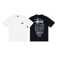 Stussy T shirts High-quality 260g pure cotton double yarn fabric