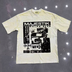 MAJESTIK T Shirts Loose fit 100% cotton