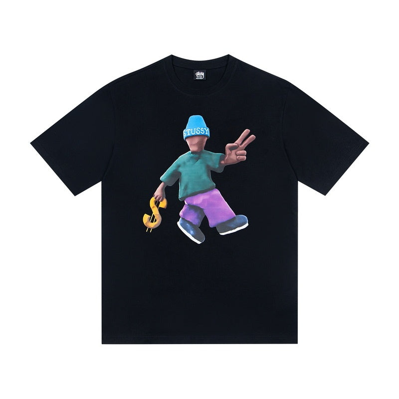 Stussy T shirts High-quality 260g pure cotton double yarn fabric