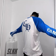 CHH  Heart Long Sleeve Shirt Unisex Fashion Loose Long Sleeve Shirt