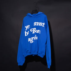 Unisex Vintage Hoodie CPFM Ye Must Be Born Again Fleece-Lined Hoodie