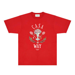 Casablanca T Shirts Street High-quality pure cotton