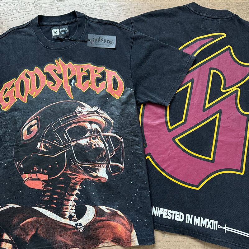 Godspeed T Shirts 260g pure cotton fabric