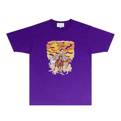 Casablanca T Shirts Street High-quality pure cotton