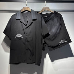 Amiri Shirt & Shorts Set – Stylish Resort Wear (Top and shorts sold separately)