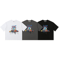 HOUSE OF ERRORS T Shirts High-quality pure cotton "Big Eye" high-street apparel 240g Double-Yarn Cotton